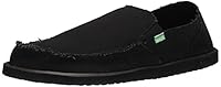 Sanuk Men's Vagabond Slip On,Blackout,6 M US