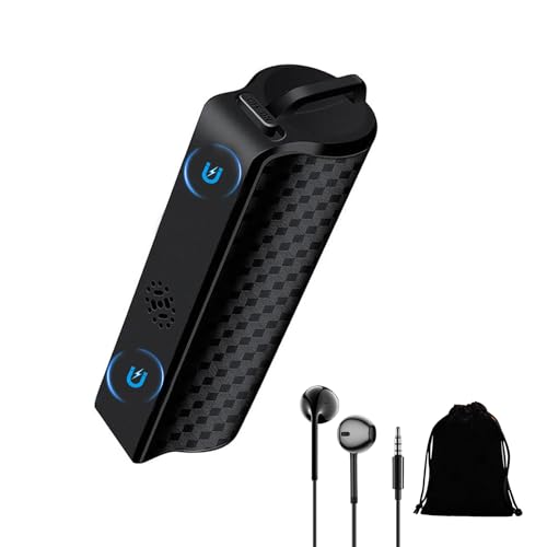 Timisea Mini grabadora de voz de 64 GB con batería de 3000 mAh, grabación One-Touch, activación por voz, dispositivo de escucha para reuniones, entrevistas, conferencias y conferencias