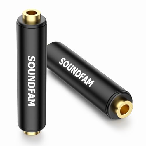 SOUNDFAM 3.5mm Female to Female Adapter