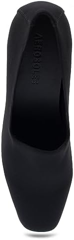 Aerosoles Women's Midnight Pump, Black Stretch, 8 | Image 4