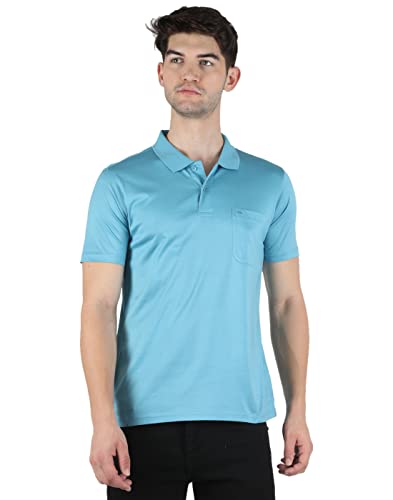Image of Monte Carlo Mens White Plain Collar T-Shirt |22203606-1