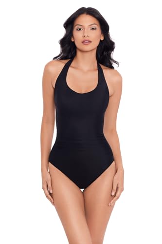 Maillot de bain une pièce Miraclesuit effet ventre plat taille 16 Utopia noir