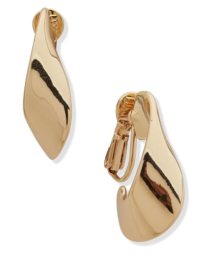 Image of Anne Klein Women's Hoop Earrings, Layered Statement Fashion Jewelry for Everyday and Evening Wear
