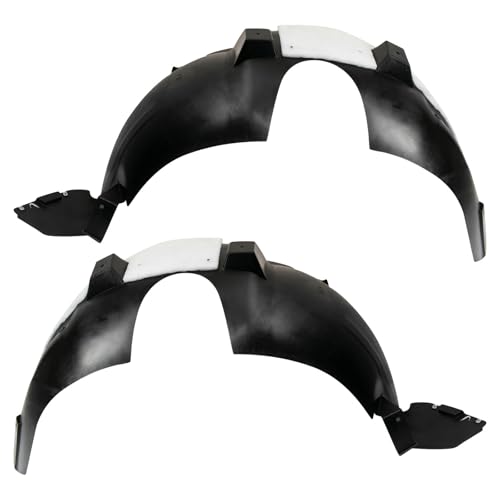 Image of TRQ Front Inner Fender Liner Set Compatible with 2014-2017 Chevrolet Equinox GM1248240 GM1249240