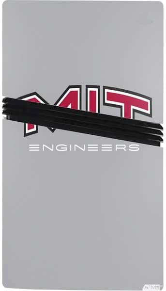 Skinit Decal Gaming Skin Compatible with PS5 Pro Console - Officially Licensed Massachusetts Institute of Technology MIT Engineers Grey Design