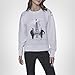 KARL LAGERFELD Paris Women's Sweatshirt, Soft White, X-Large
