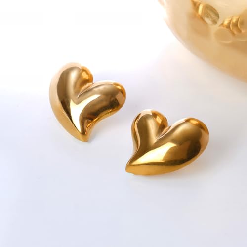 Image of Rubans Demi Fine Stainless Steel Stud Earrings Daily Gift for Women & Girls