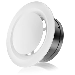 Hon&Guan ABS Tellerventil Lüftungsgitter 150mm