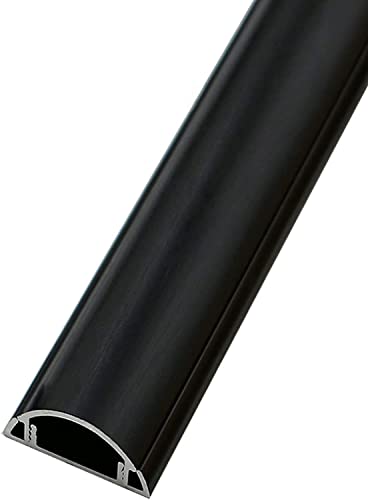 Copertura per cavi - Protezione per cavi da pavimento in lega di lunghezza 1 m per proteggere i fili e prevenire inciampo canale per cavi da durevole alluminio