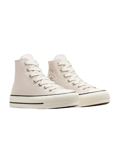 Converse Chuck Taylor All Star Lift Platform Natu Womens Size 8, Desert Sand/Egret/Black/Natu3