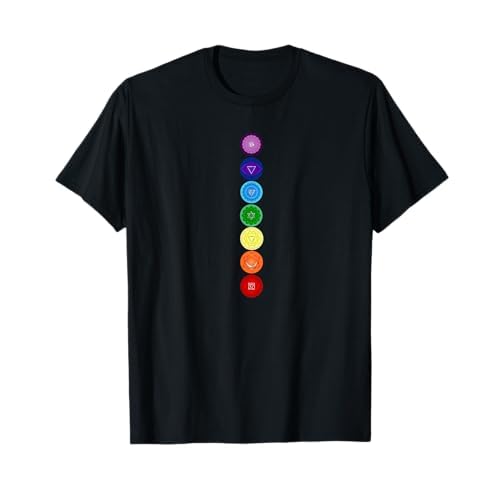 Mindfulness, yoga, meditación, espiritualidad, arte chackras. Camiseta
