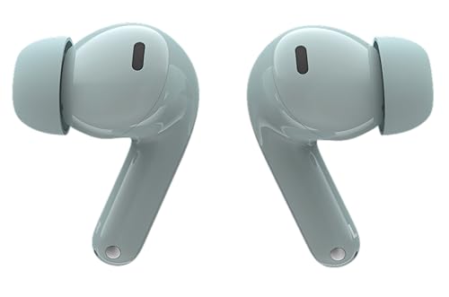 Image of Motorola Moto Buds 2 True Wireless Earbuds with 55dB Dynamic ANC, 11mm+6mm Dual Drivers, Hi-Res Audio, 53H Playback, 6-Mic AI ENC Clear Calls, Bluetooth 6.0 Dual Pairing & IP54, Pantone Gray Mist
