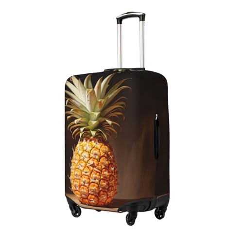 Pineapple Painting Print Luggage Suitcase Cover Protector Luggage Washable Covers With Concealed Zipper2
