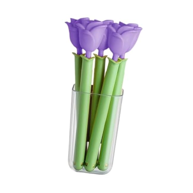 5x Bag Clips Chip Clips Reusable Food Clips Bag Sealing Clips for Office Food Storage Bread Bags, Snack Bags and Food Bags, Purple Rose