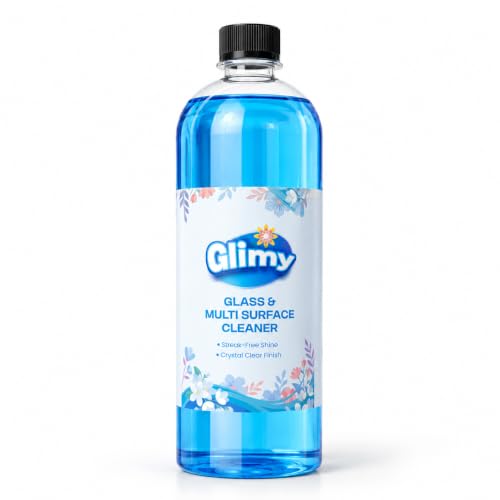 Image of Glass & Multi-Surface Cleaner Spray 900 ml | Cherry Blossom Fragrance for Fresh, Pleasant Home Care | Crystal Clear Finish, Easy Wipe Cleaning, Streak-Free Shine, No Smudges | Fast-Dry Formula