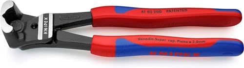 KNIPEX Bolzen-Vornschneider hochübersetzt mit Kunststoff überzogen 200 mm, 61 02 200