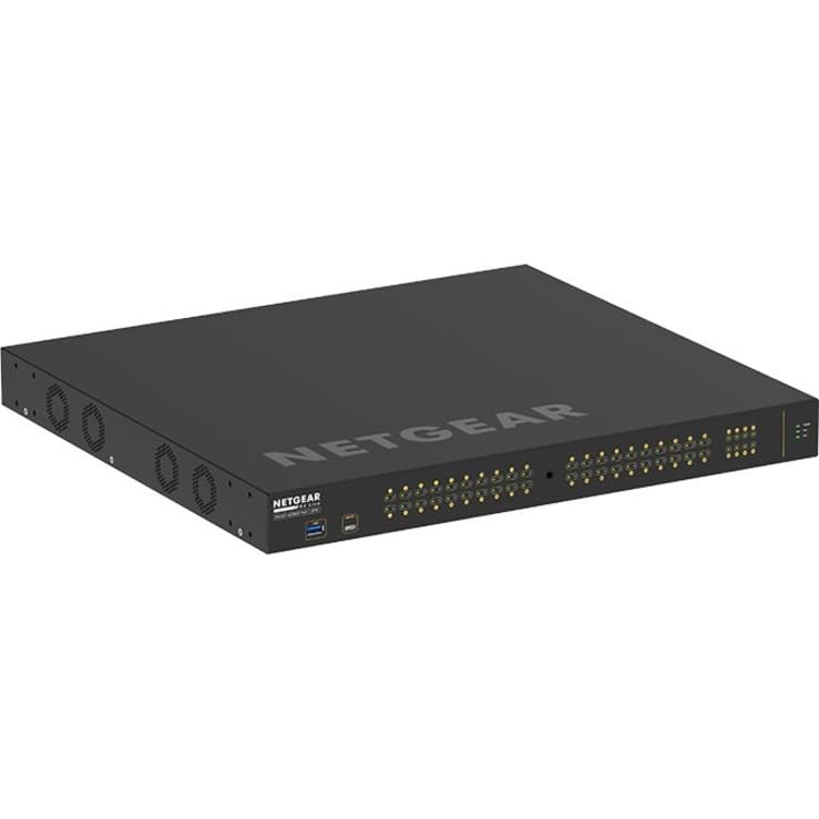 Image of NETGEAR AV Line M4250-40G8XF-PoE+ 48 Port Switch GSM4248PX | L3 Managed | 40x1G PoE+ 960W and 8x1G /10G SFP+ | Rack-Mountable | Cloud Care's 3 Year Warranty SupportPlus Included