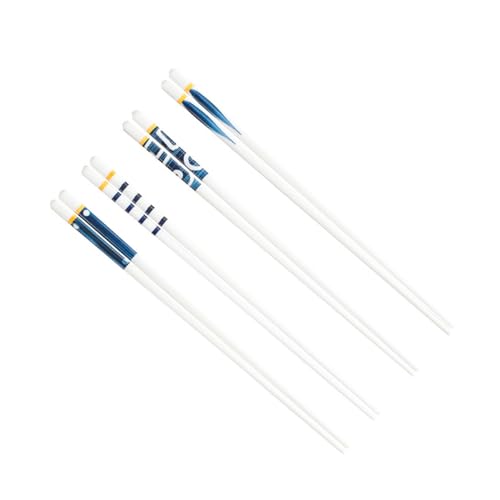 LALAFINA 4組 日式骨瓷箸 双 滑り止めテクスチャー付き 家用食器洗浄機対応 軽量で洗いやすい シンプルで上品なデザイン 食卓を彩る和風ディ