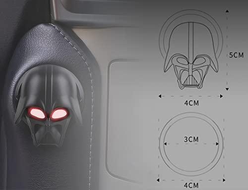 Image of Darth Vader Push to Start Button Cover - Universal Ignition Cover, Anti-Scratch Decoration Ring (1 Pcs)