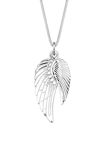 Preisvergleich Produktbild Elli Halskette Damen Doppelt Flügel Schutzengel in 925 Stering Silber