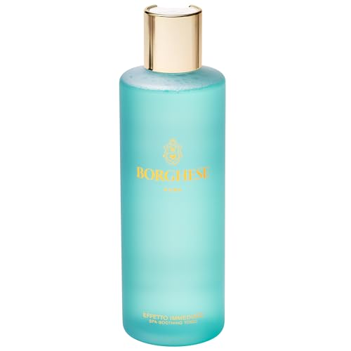 Borghese Effetto Immediato Spa Soothing Tonic - Facial Toner for Skin Tone & Texture Alcohol-Free & Hydrating for Normal Dry & Delicate Skin Types