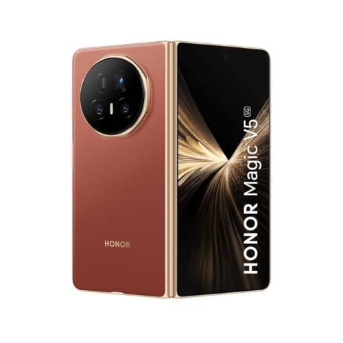 Honor Magic V5, Dual, 512GB 16GB RAM, Marrón rojizo (con cargador)