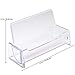 Beauticom Standard Style Business Card Holder Organizer Stand Display for Offices, Receptionist, Salons, and Businesses (White, 6 Pieces)