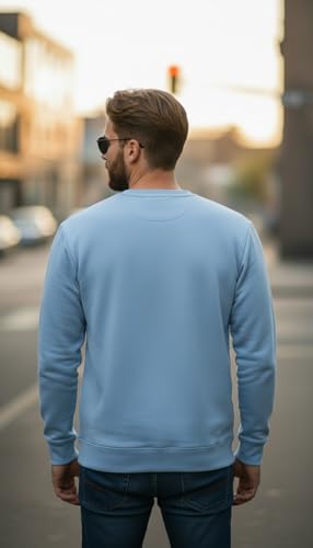Image of Men Regular Fit Fleece ||Maroon||Round Neck Printed||Sweatshirt-JM3763