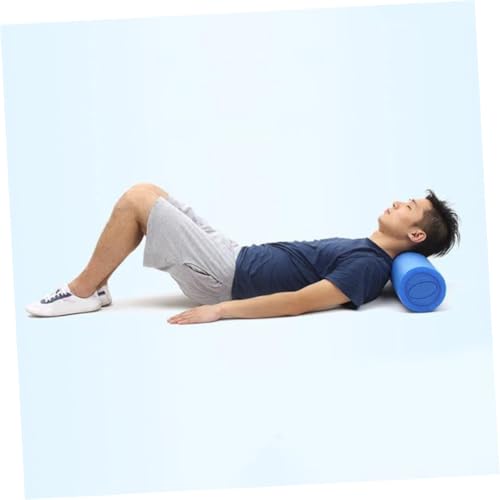 Rodillo de espuma LALAFINA para yoga y fitness, columna sólida de masaje azul de 30 x 15 cm para ejercicios de pilates y entrenamiento del equilibrio miniatura 7