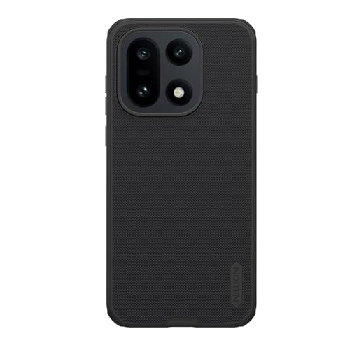 Image of Nillkin Case for OnePlus 15 (1+15) (6.78 inch Inch) Super Frosted Shield Pro Magnetic Hard Back Soft Border (PC + TPU) Cover Raised Bezel Camera Protect Black Color