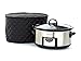 Covermates - Slow Cooker Cover - 17W x 12D x 17H - Diamond Collection - 2 YR Warranty - Year Around Protection - Black