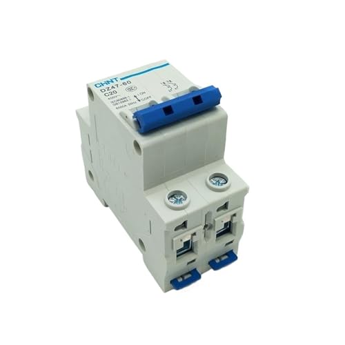 Mini disjoncteur DZ47-60 2P C20A pour protection électrique domestique