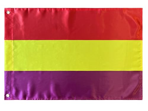 Durabol Bandera Republica Española 60 x 90 cm Satén 2 Ojales metálicos