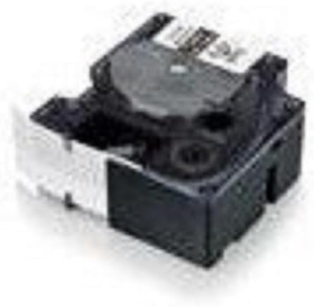 DYMO Rhino Industrial Self-Laminating Labels 1" Black Print on White Tape