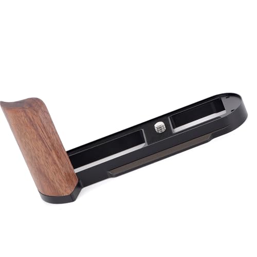 Poignée en bois appareil photo base aluminium accessoire grip batterie