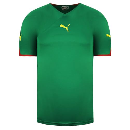 PUMA Short Sleeve V-Neck Green Mens B2B T-Shirt 740024 05