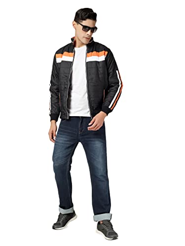 Image of TrapNation Men Solid Puffer Jacket Jerkin