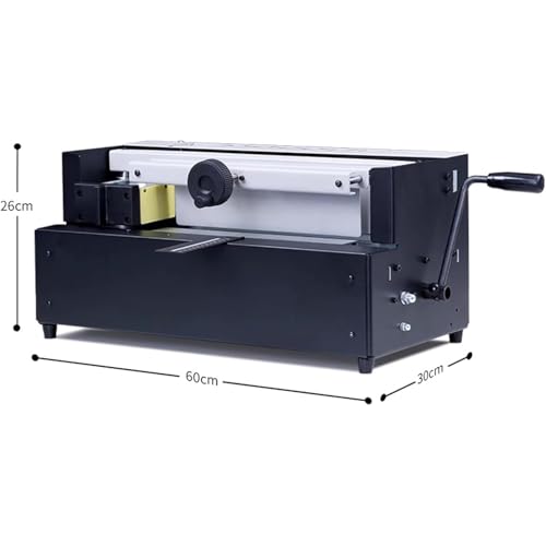 Raccoglitore manuale per colla a caldo, spessore massimo 40 mm, larghezza 310 mm, con rotella in gomma per una facile rilegatura della carta