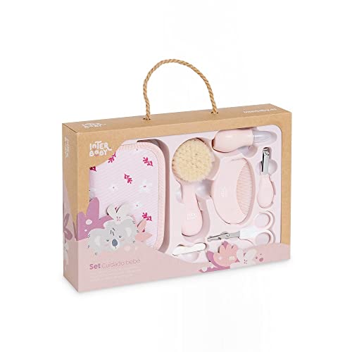Interbaby Neceser Higiénico Koala rosa maquillaje, para bebés