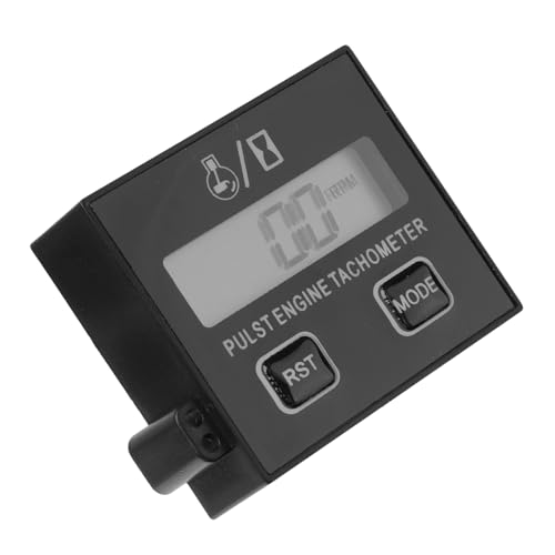 FUNOMOCYA Lightweight Tach Gauge Digital Speedometer for Lawn Mower Accurate Reads and Timer