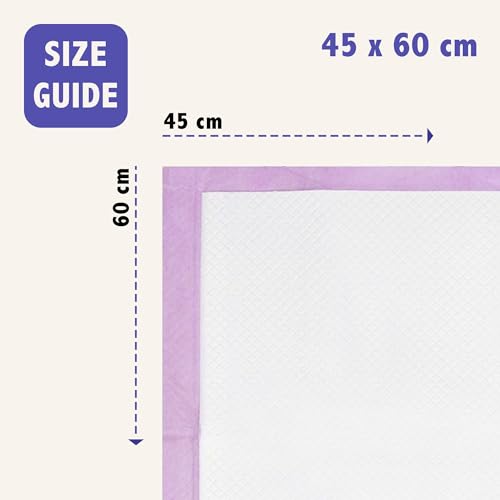 Image of Canada Pet Training Pads with Adhesive Tape - 8 Layers Super-Absorbent Pee Pads with Built in Pet Attractant for Dogs - Leakproof Pee Pads - Small, Medium Dog Pee Pads (50, 45x60 cm)