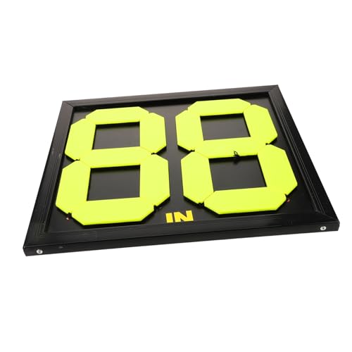 BESPORTBLE Soccer Referee Substitution Board Manual Player Change Tool for Multi Player Games Durable and Reliable Football Referee Sign Efficient and Organized Gameplay Accessory