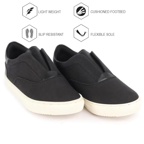 Image of FAUSTO Men Canvas Sneaker Pull-On Shoes