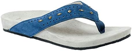REVITALIGN Women's Flip-Flop, Mediterranean Blue, 9 | Image 2