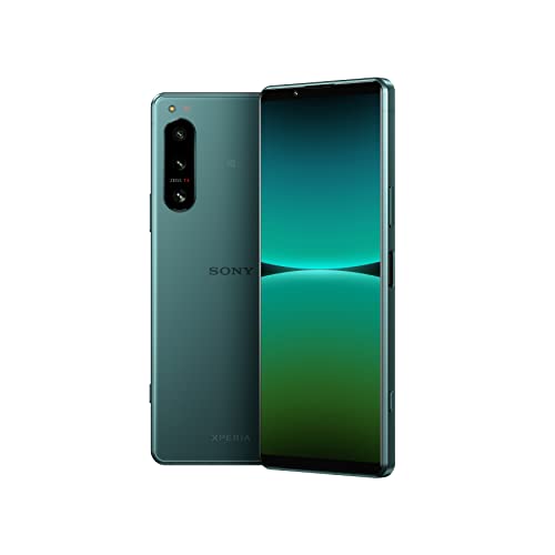 Sony Xperia 5 IV (5G Smartphone, 6,1 Zoll, 4K HDR 120 Hz OLED-Display, Dreifach-Kamera mit optischem Zoom (ZEISS T*), 3,5-mm-Audio, Dual SIM) 24+12 Monate Garantie [Amazon Exklusiv] grün