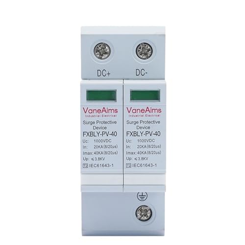 Parasurtenseur solaire photovoltaïque 1000V protection foudre rail DIN