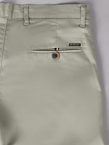 Image of Hence Men's Slim Fit Cotton Casual Trousers