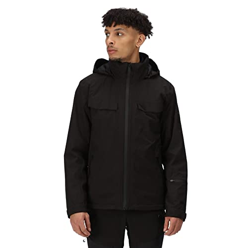 Regatta Men's A-Line Coat, Black(Black), X-Large