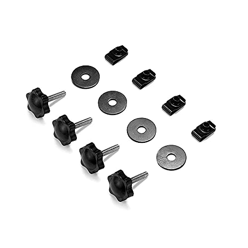 Advanblack Black Security Theft Deterrent Saddlebag Locks for H-D Touring 2004-2021 (Mounting Hardware, Bolts, Screws, Fastening Fastener Knobs Set) miniatura 6