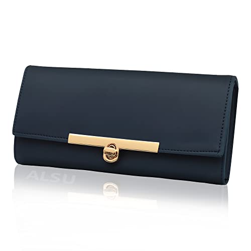 ALSU Women's Wallet | Stylish Purse for with Phone Pocket,4 Card Pocket and Multiple Compartment| Party Clutch for Girl | Lock Closure | Travel Hand Purse for Women| Office Bag for Women